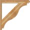 Ekena Millwork Funston Craftsman Rough Sawn Outlooker, Western Red Cedar, 6"W x 40"D x 40"H OUT06X40X40FST04RWR - alternate 3